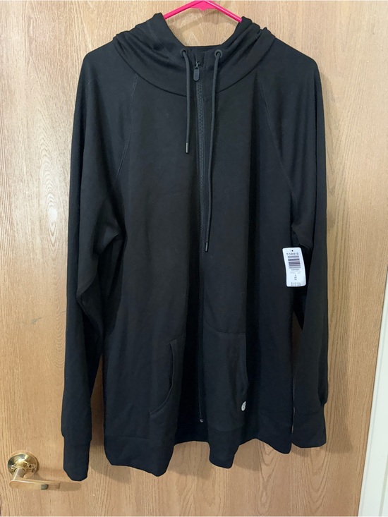 torrid Jackets & Blazers - torrid Black Zip-Up Hoodie with Hood